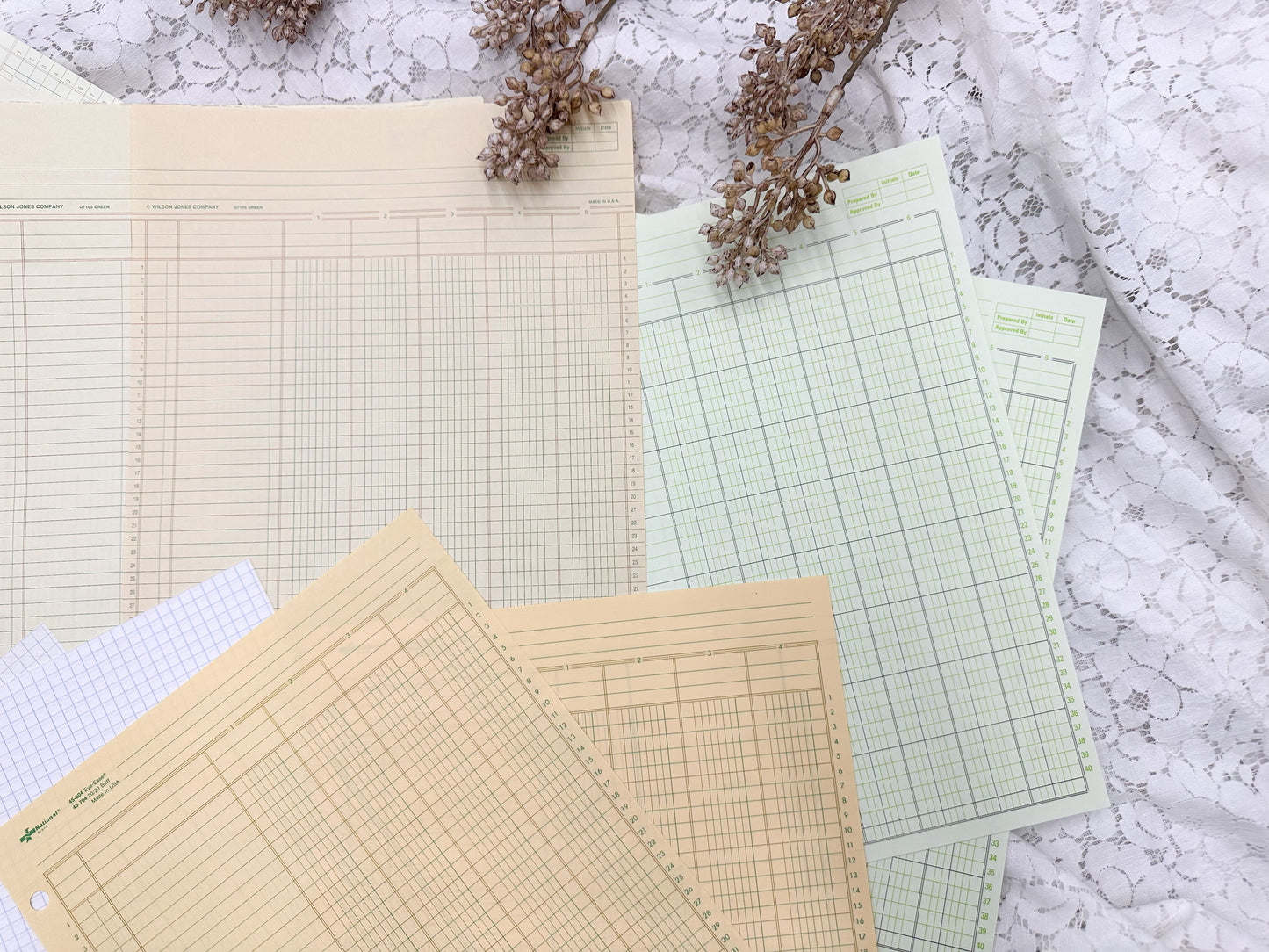 Blank Ledger Papers