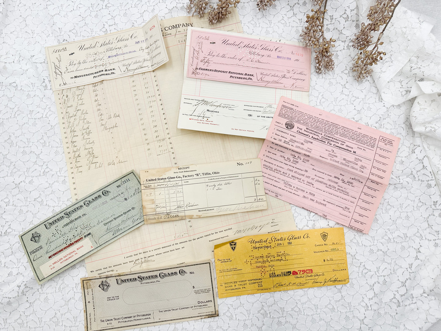 Glass Company Ephemera