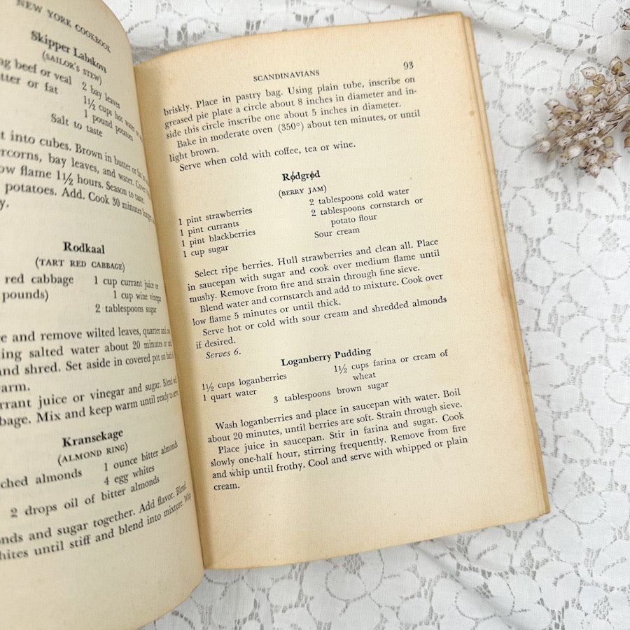 Vintage Cookbook