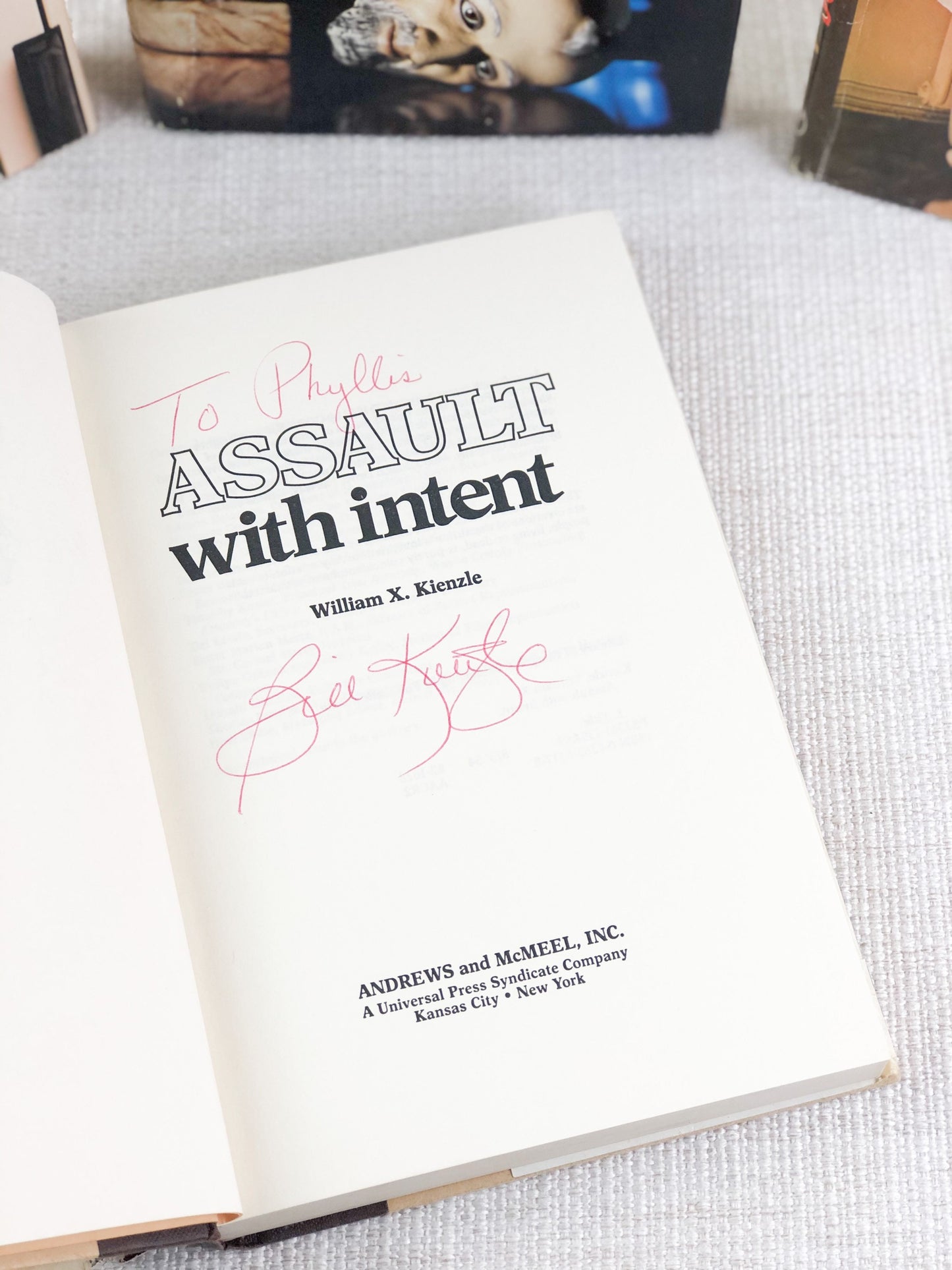 Signed William X Kienzle Book Collection