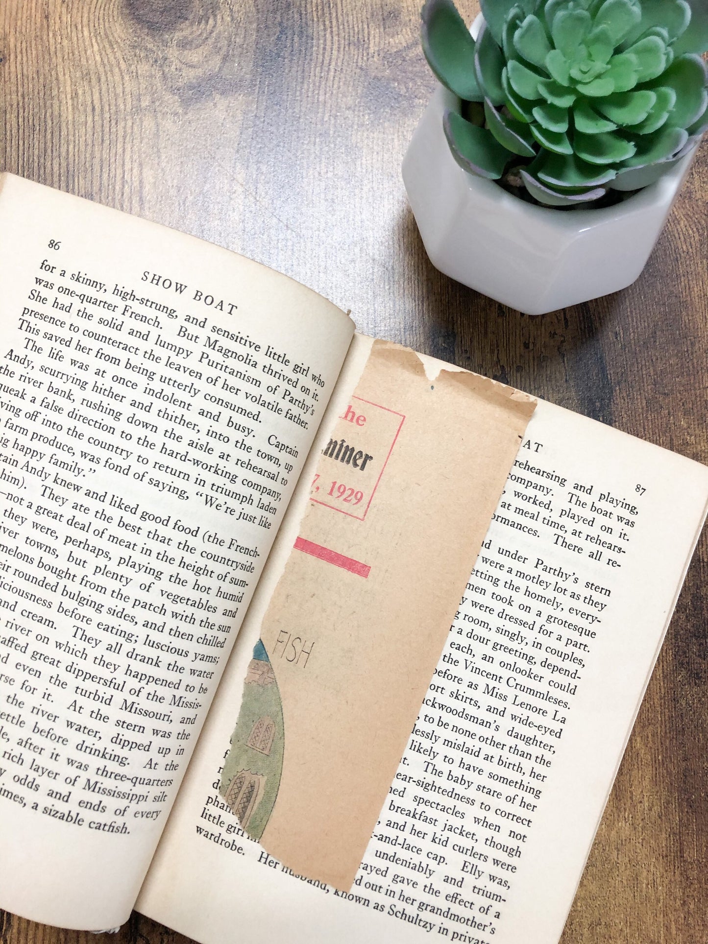 Vintage Book, Show Boat by Edna Ferber