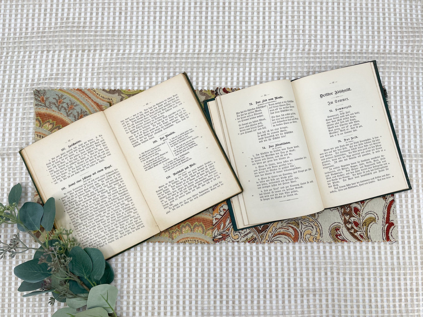 Antique German Books, Unterstufe- Evangelische Schulen