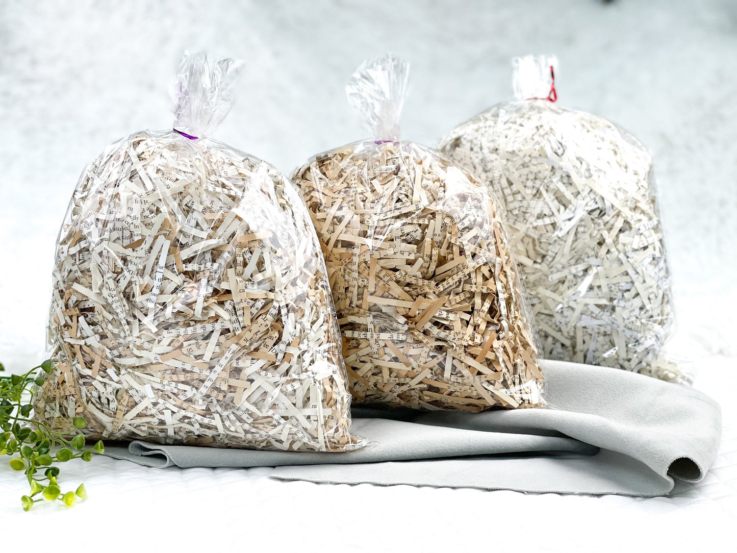 Crinkle Paper, Shredded Packing Paper, Gift Packaging, Book Pages