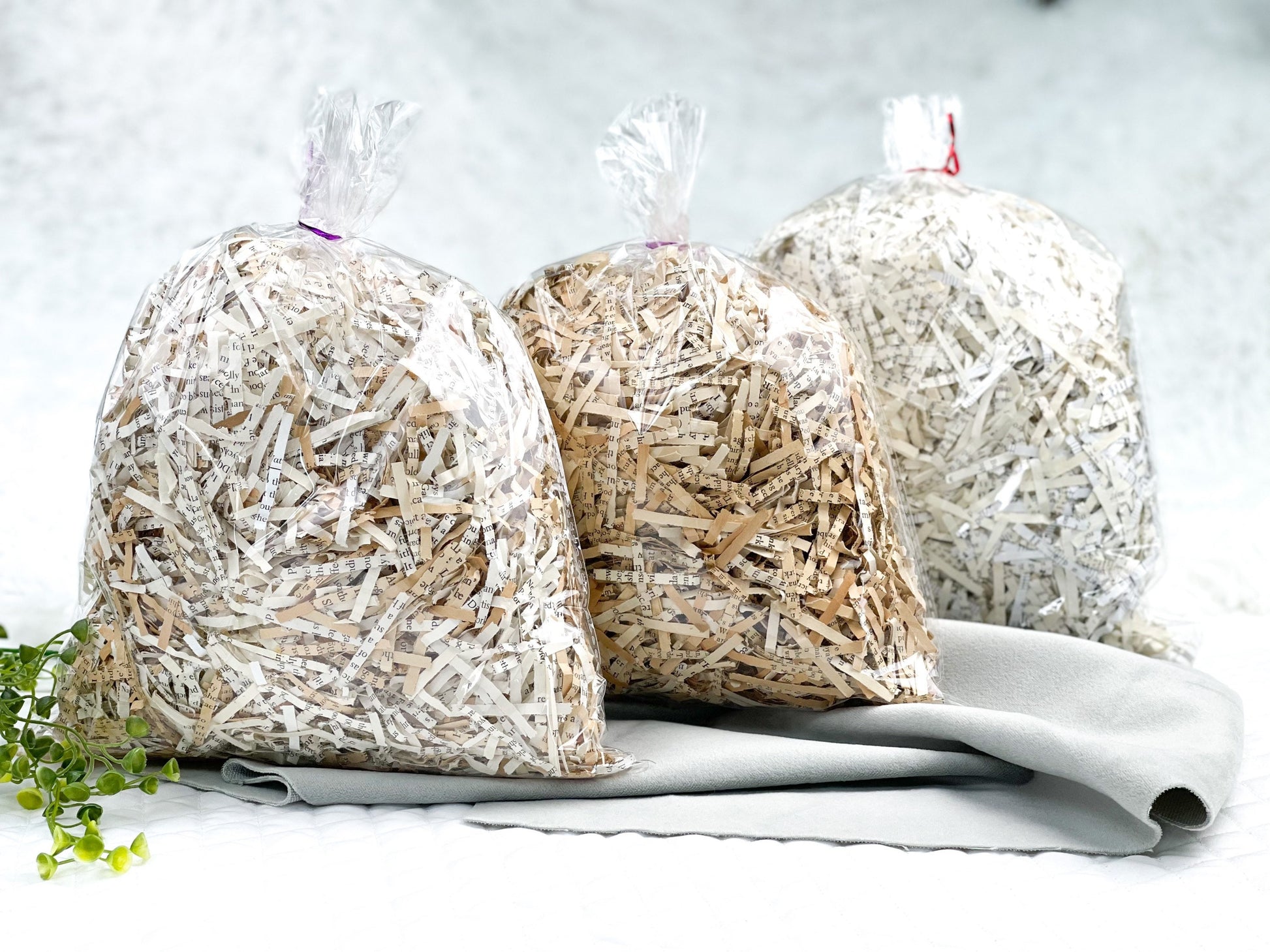 Crinkle Paper, Shredded Packing Paper, Gift Packaging, Book Pages