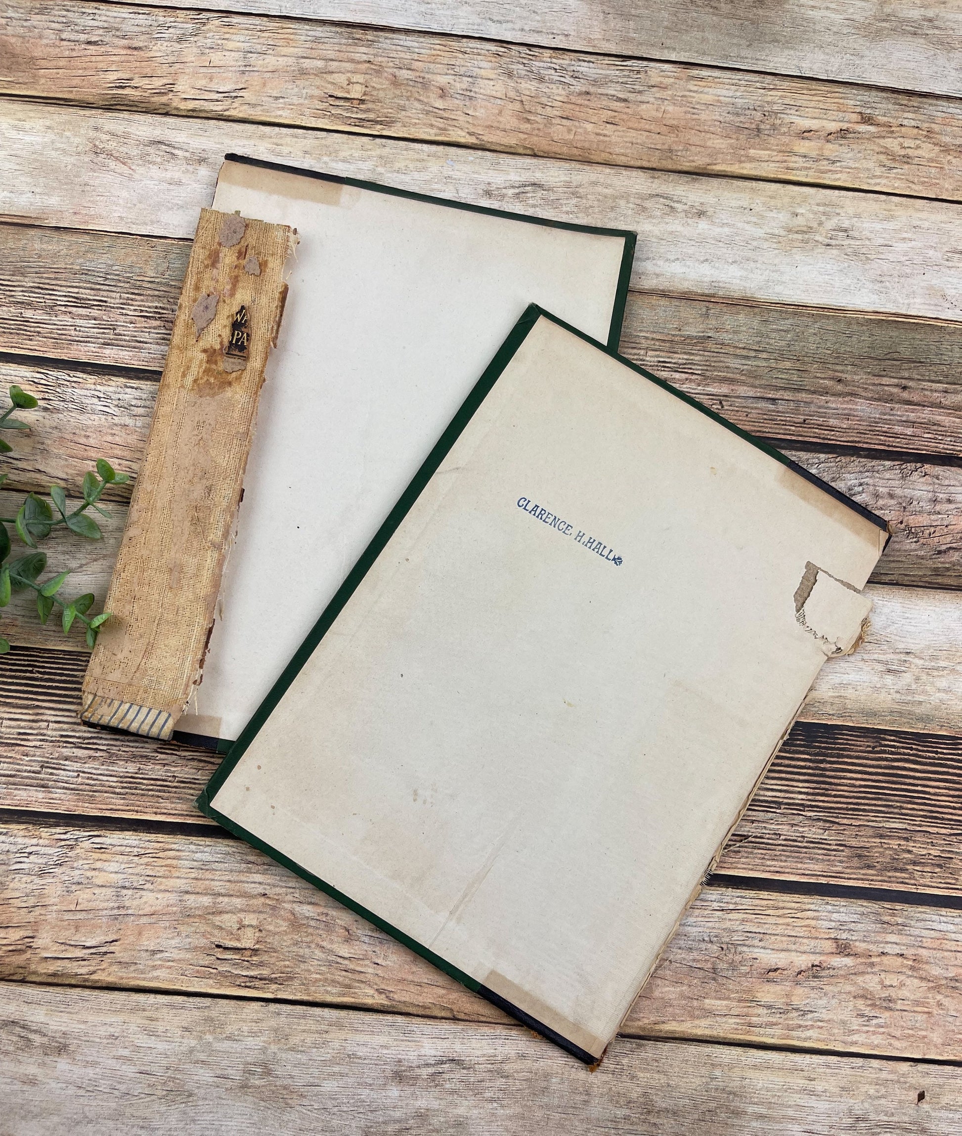 Vintage Book Cover for Journal Covers, Ephemera for Journaling