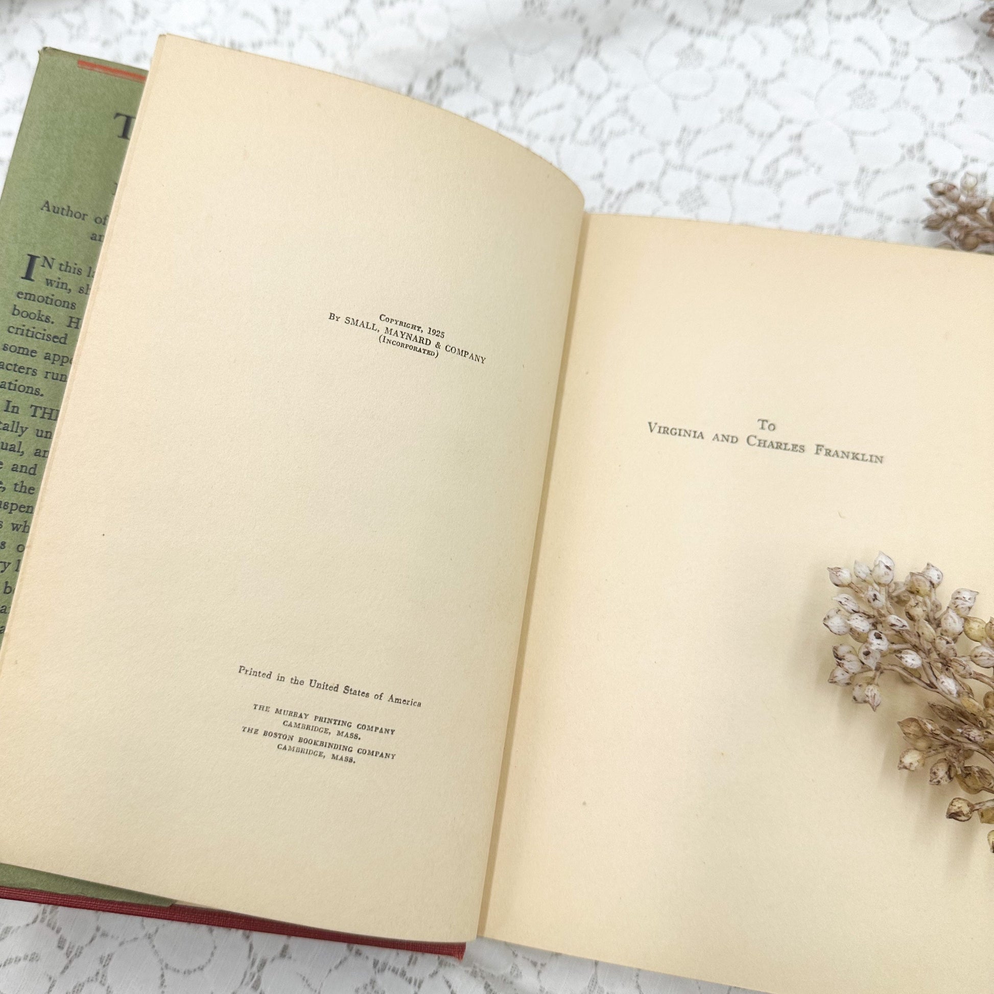 Thresholds by Faith Baldwin