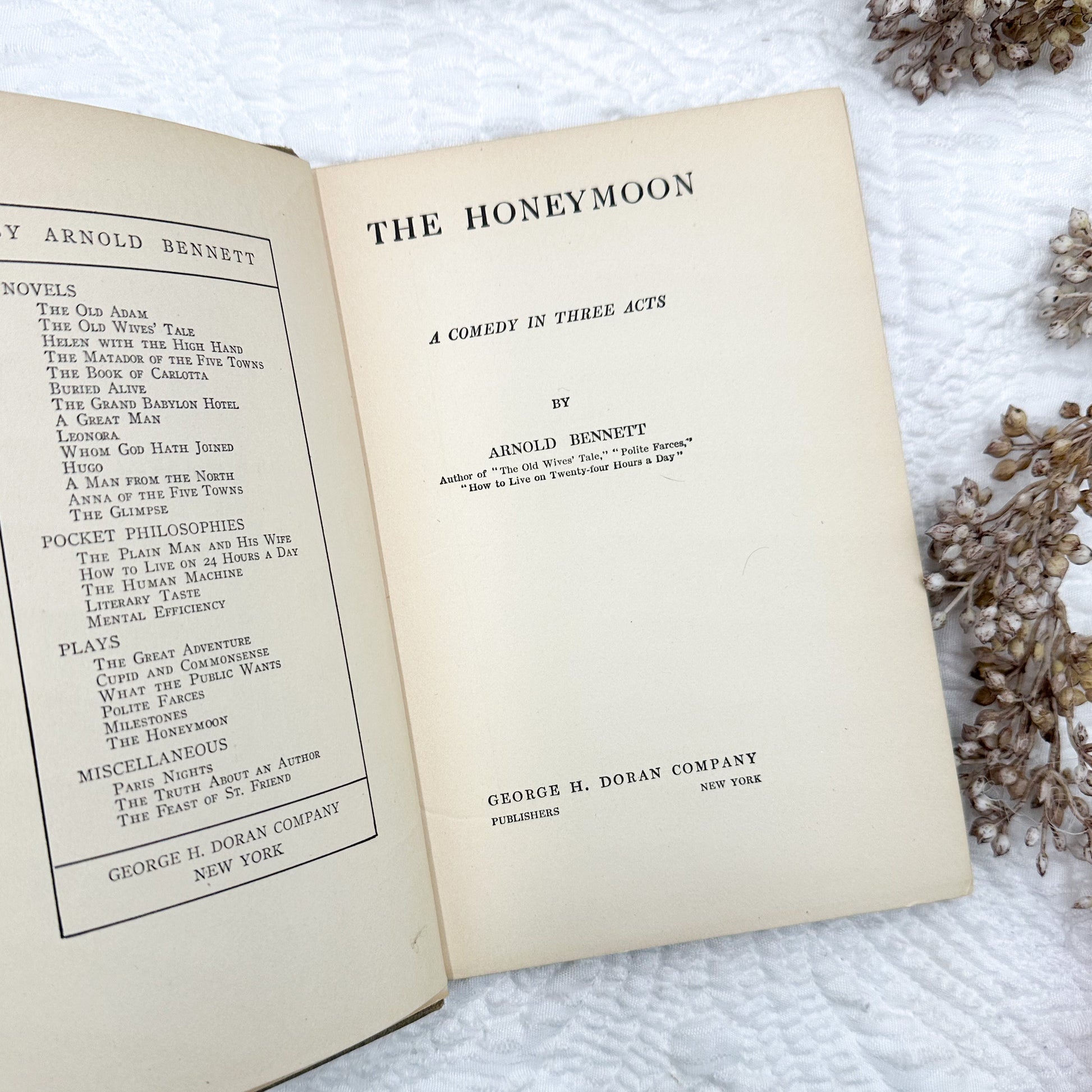 The Honeymoon by Arnold Bennett