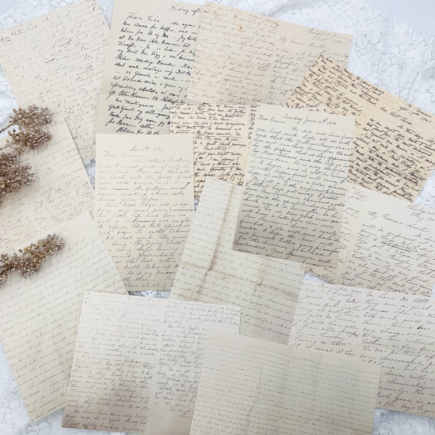 Vintage Writing- Digital Download