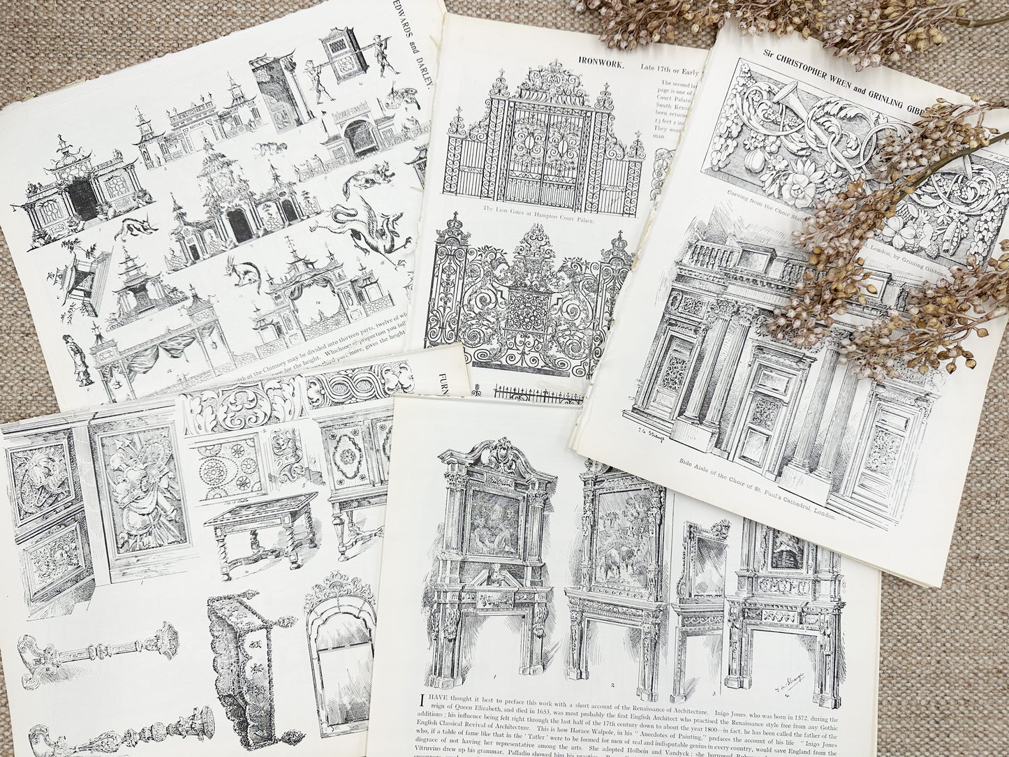 Furniture Pages (Set of 10 pages)