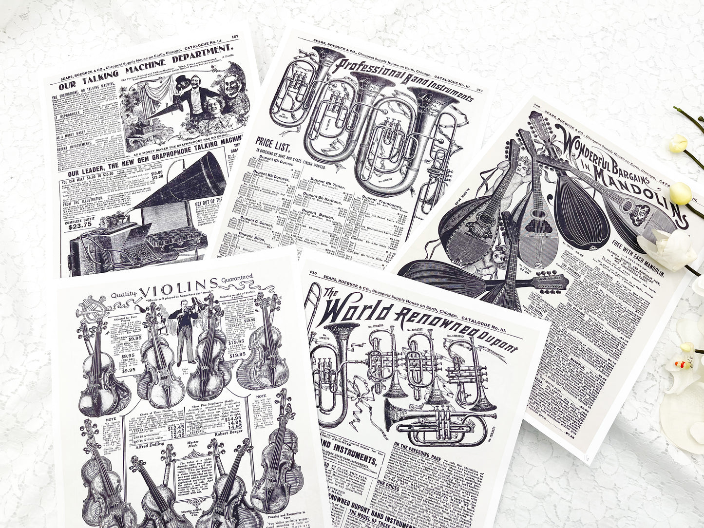 Sears Catalog Music Pages- Digital Download
