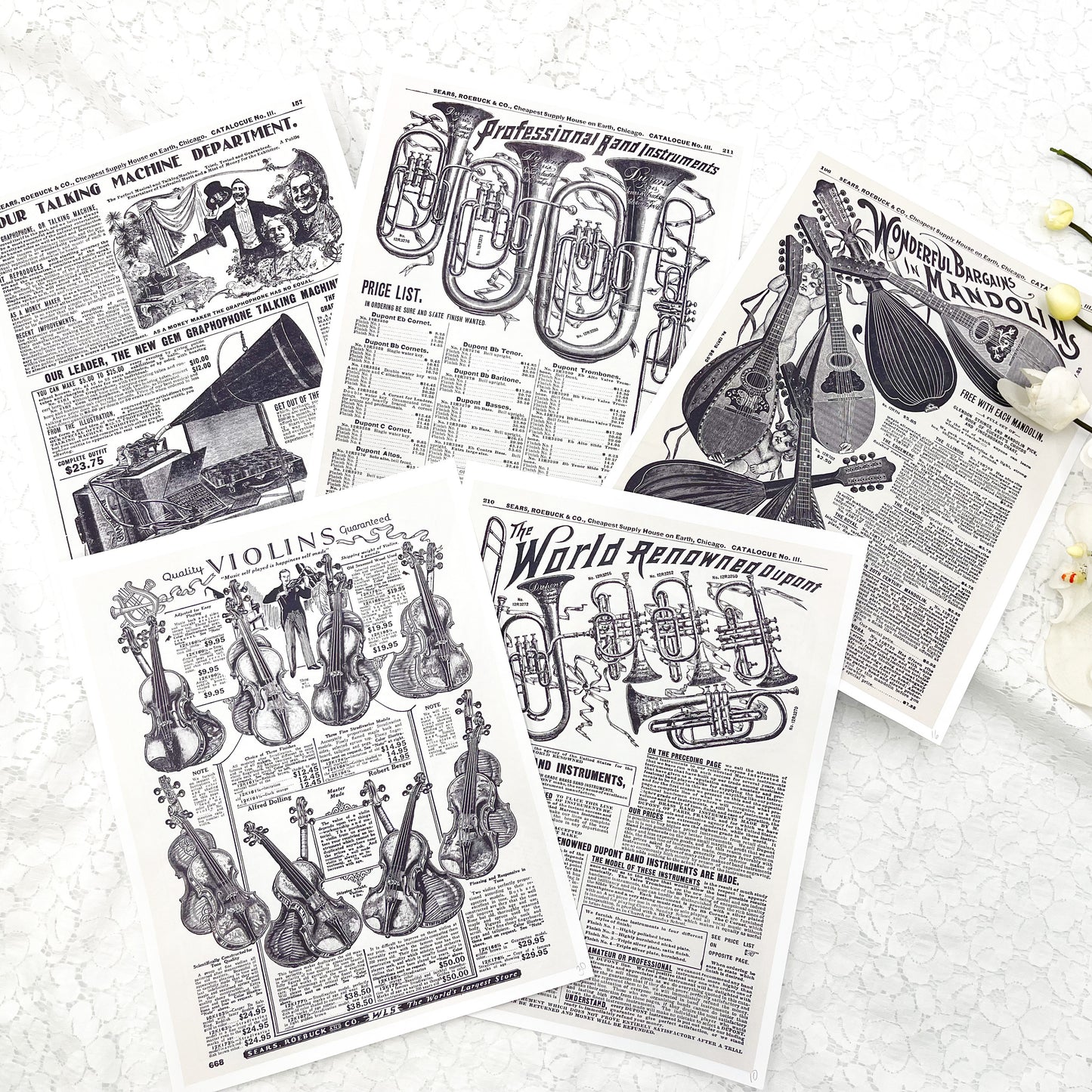 Sears Catalog Music Pages- Digital Download