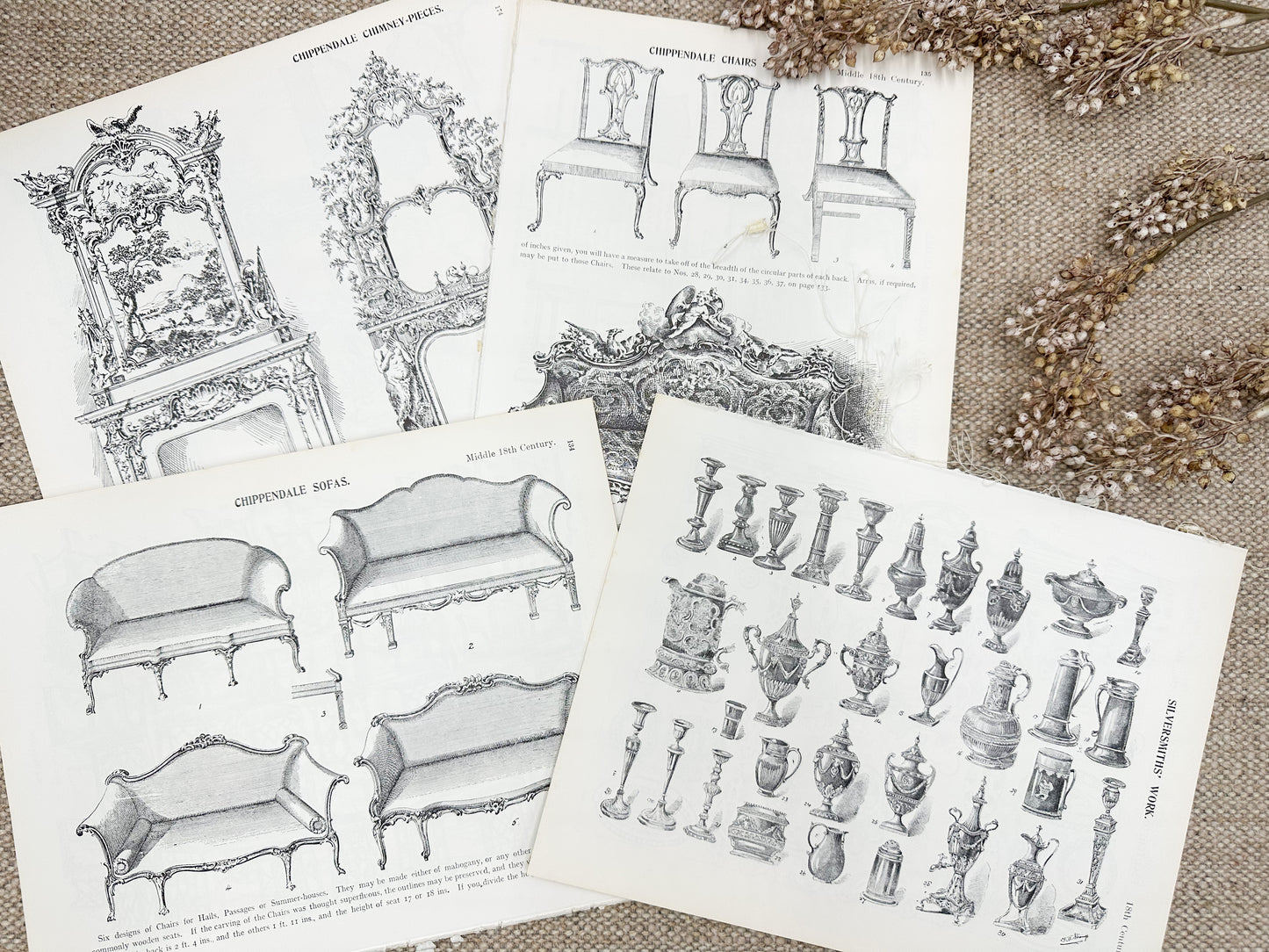 Furniture Pages (Set of 10 pages)
