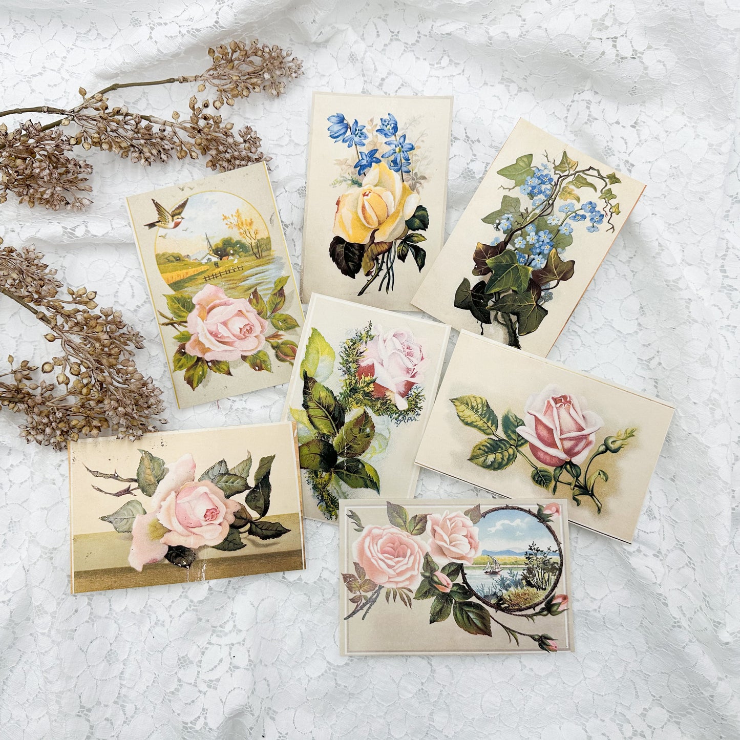 Floral Postcards- Digital Download