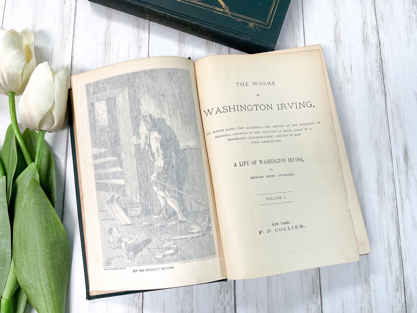 Washington Irving Vintage Book Set