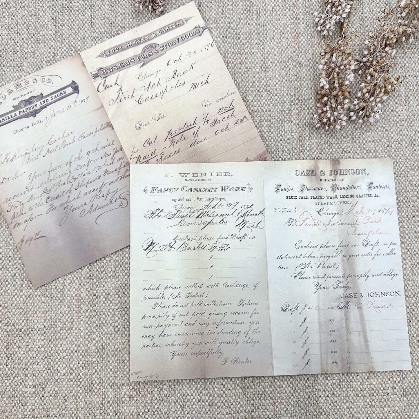 Double Sided Page Pack- Reproduction Vintage Papers