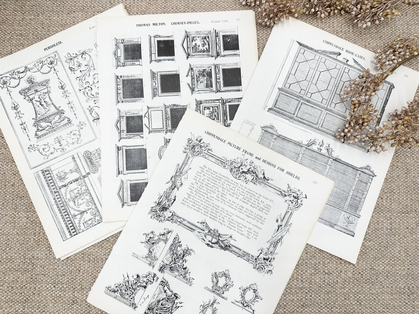 Furniture Pages (Set of 10 pages)