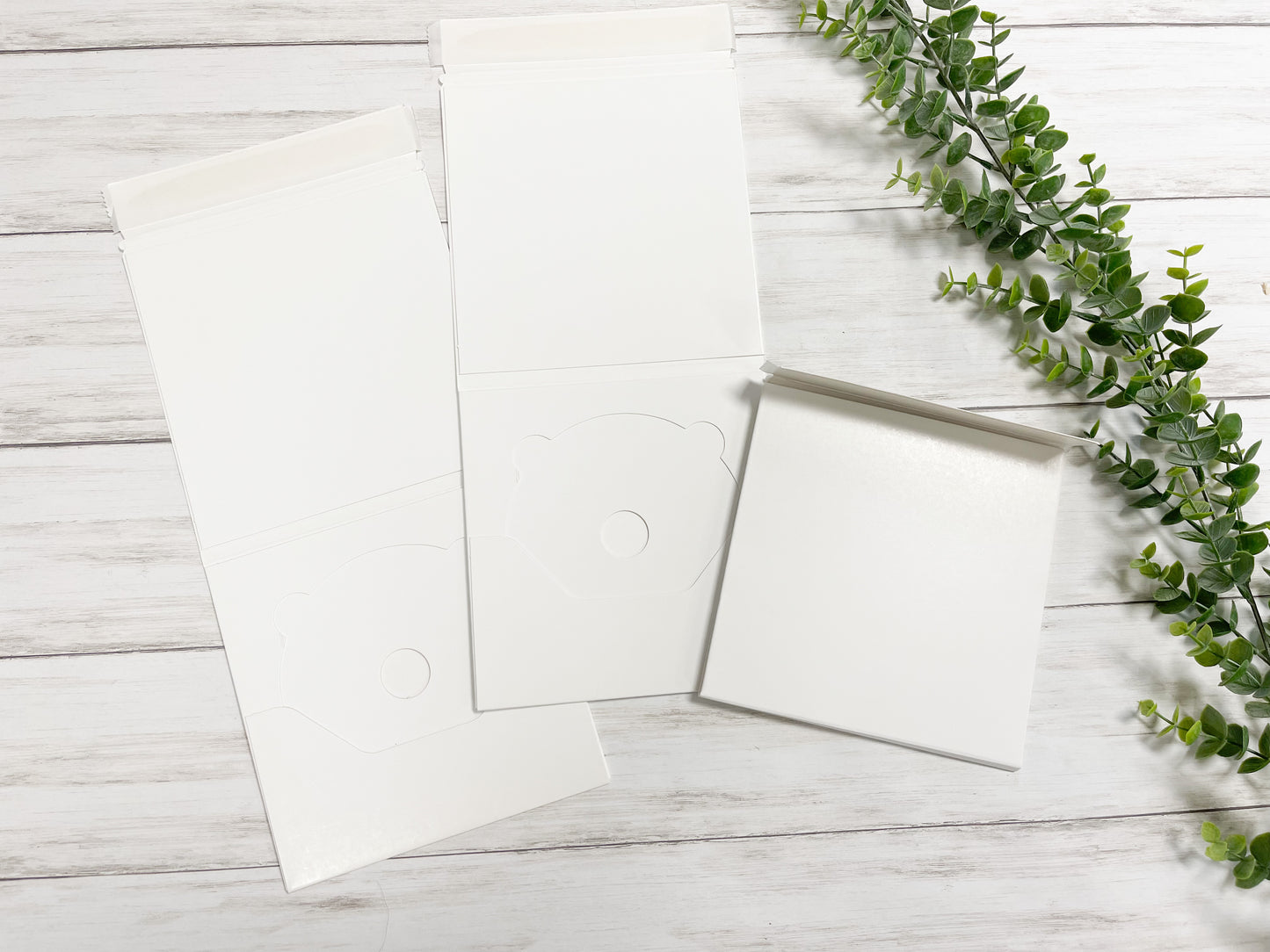 White CD Mailers