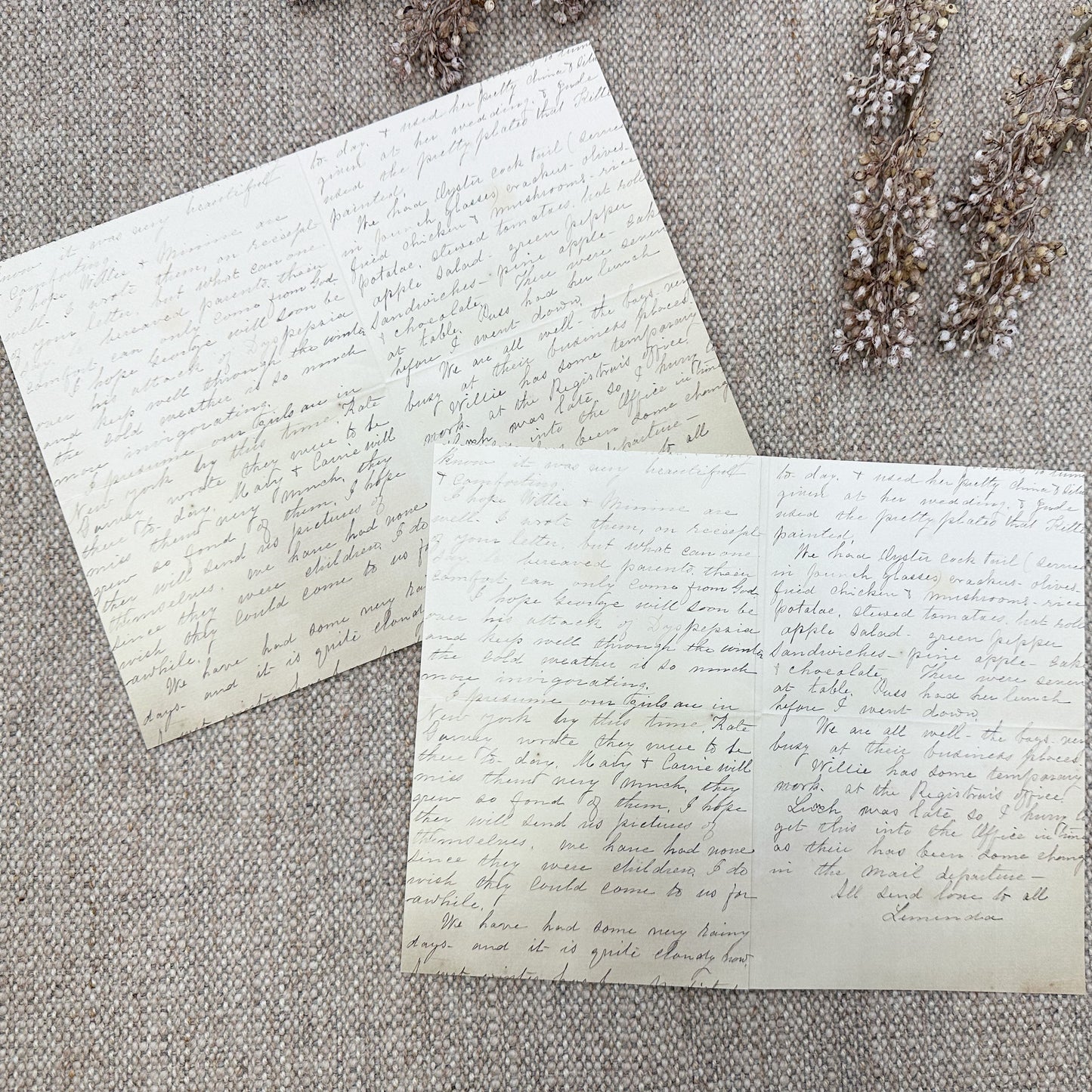 Double Sided Page Pack- Reproduction Vintage Papers
