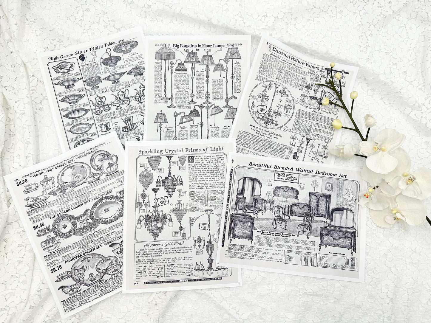 Sears Roebuck Household Catalog Pages- Digital Download