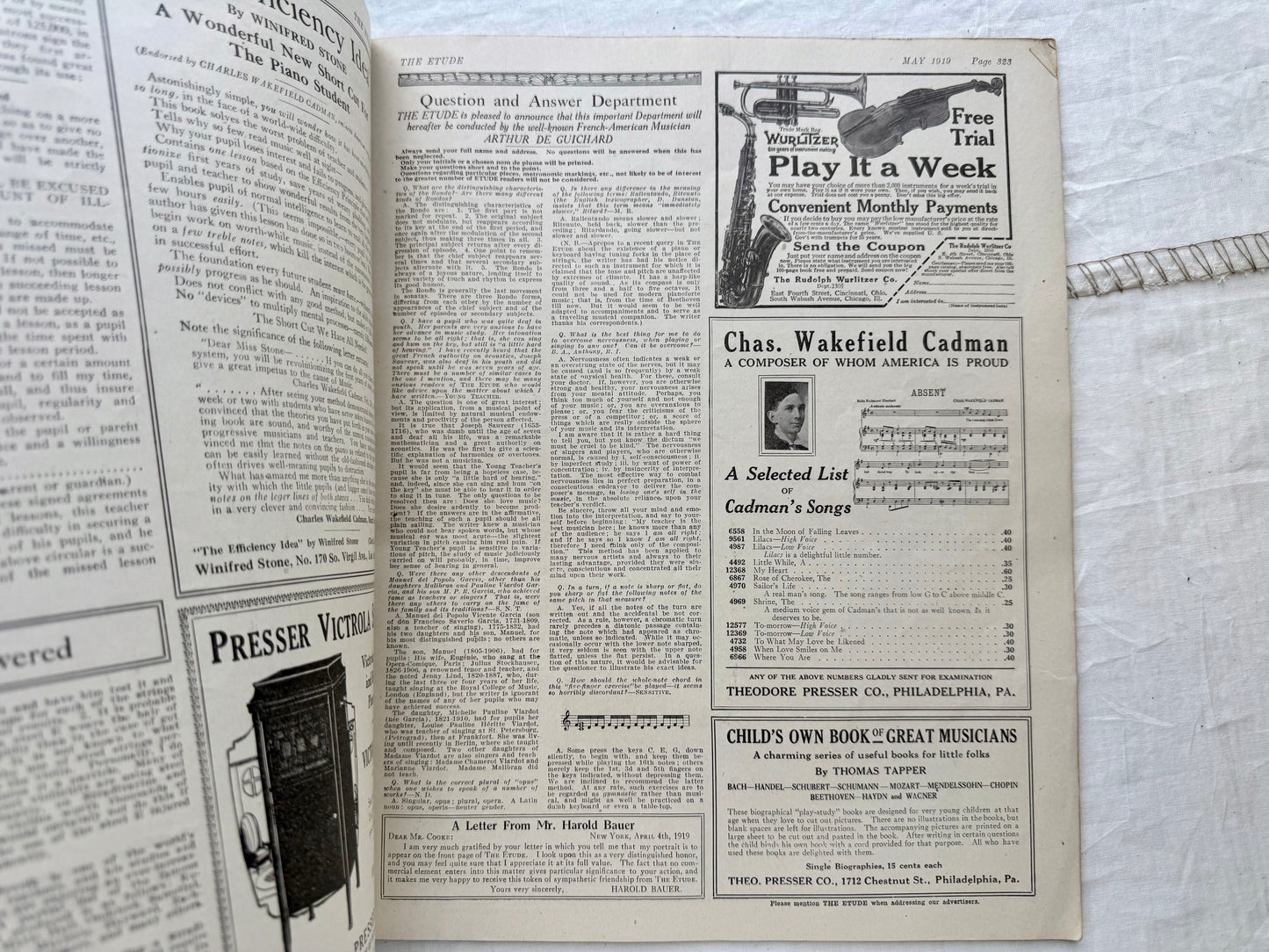 Vintage Etude Magazine
