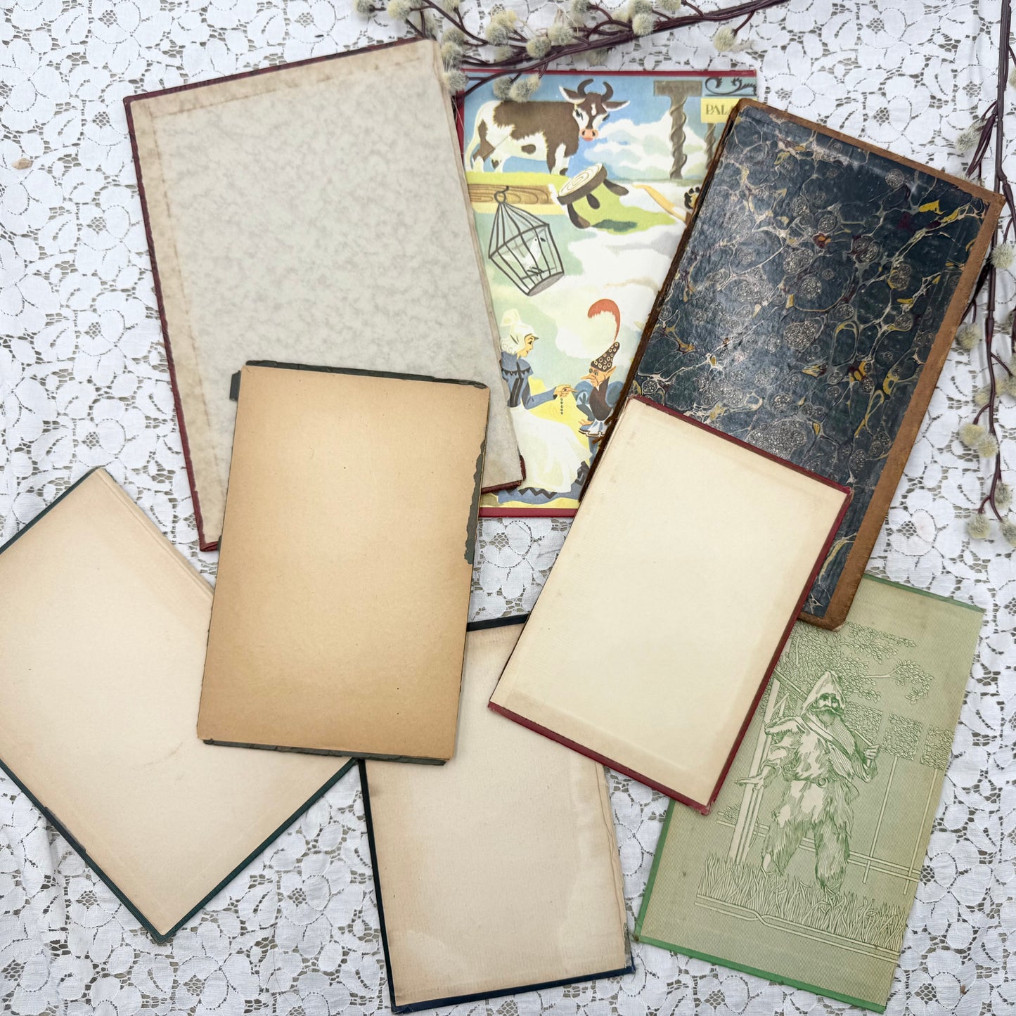 Vintage Book Cover Set