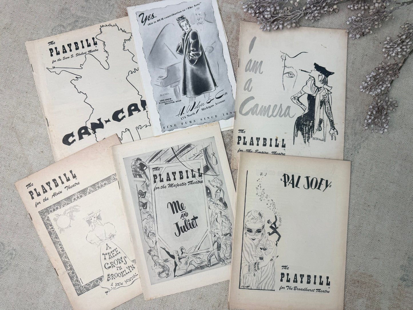 Vintage Playbill Set