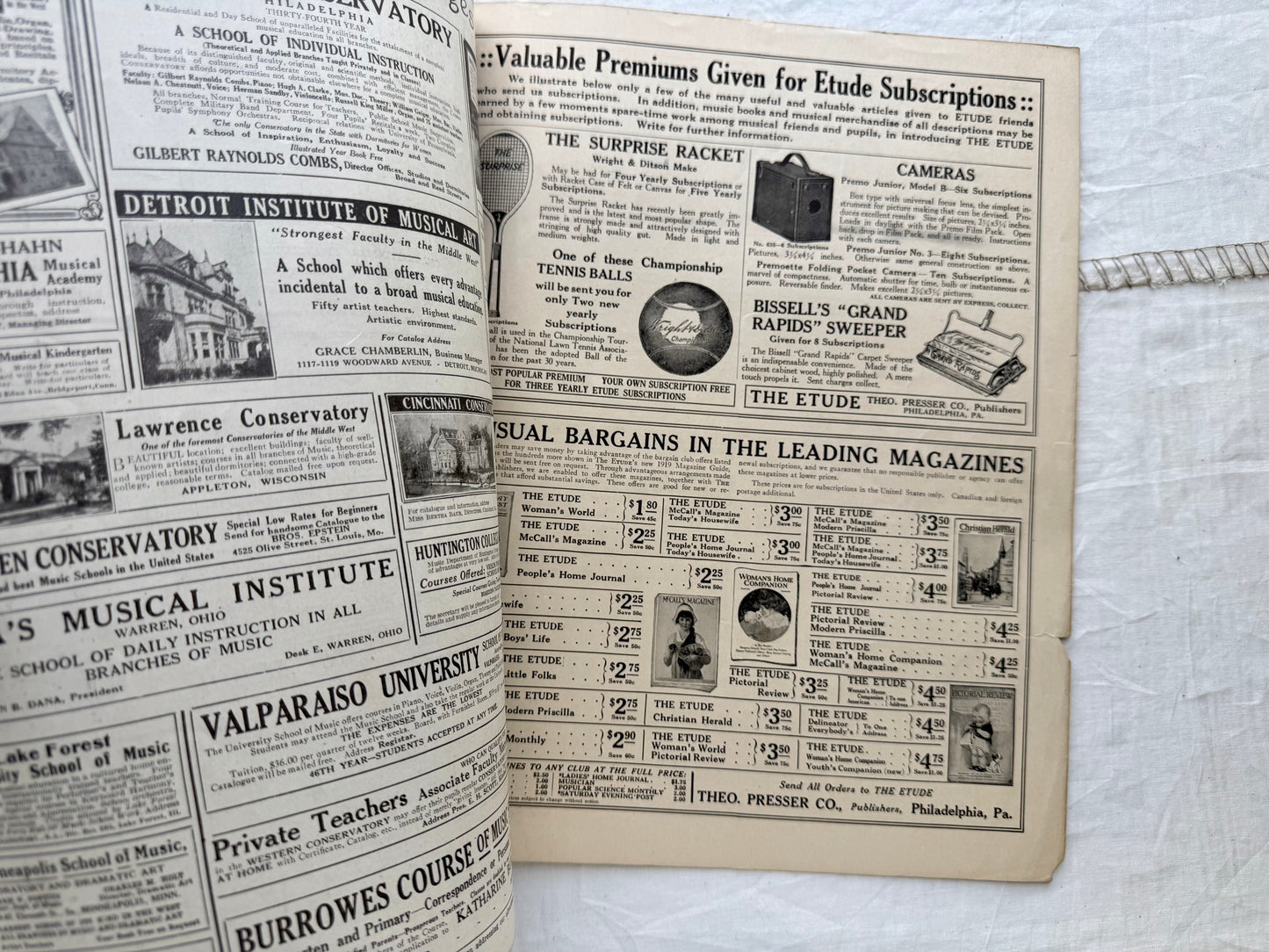 Vintage Etude Magazine