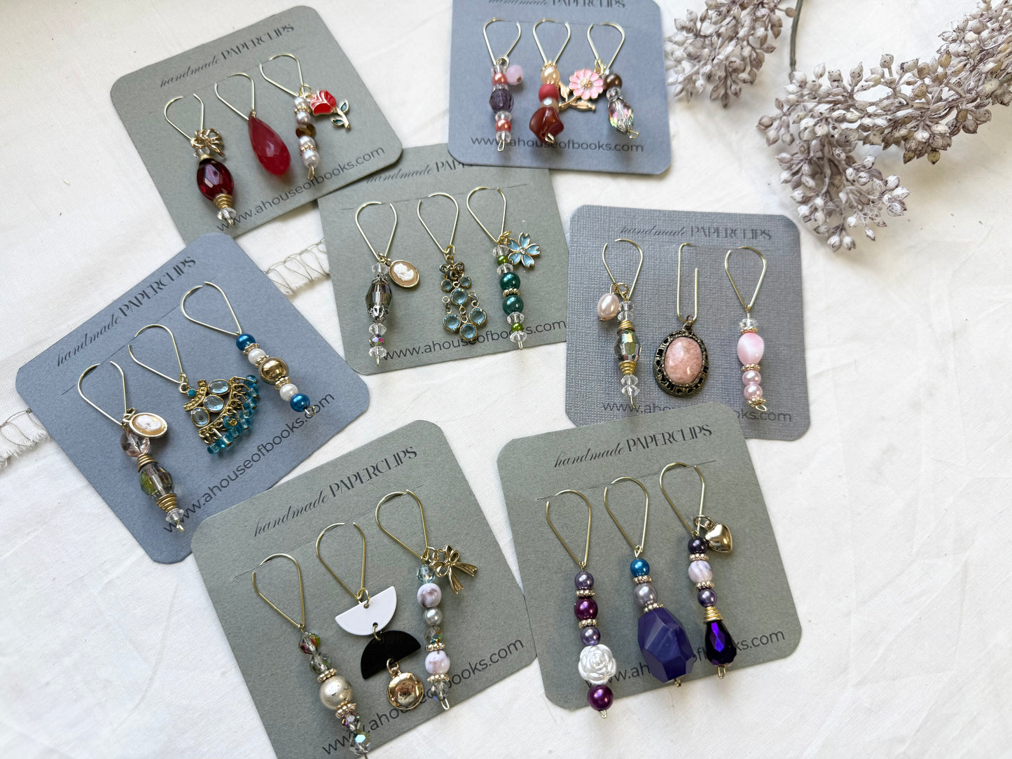 Beaded Paperclips