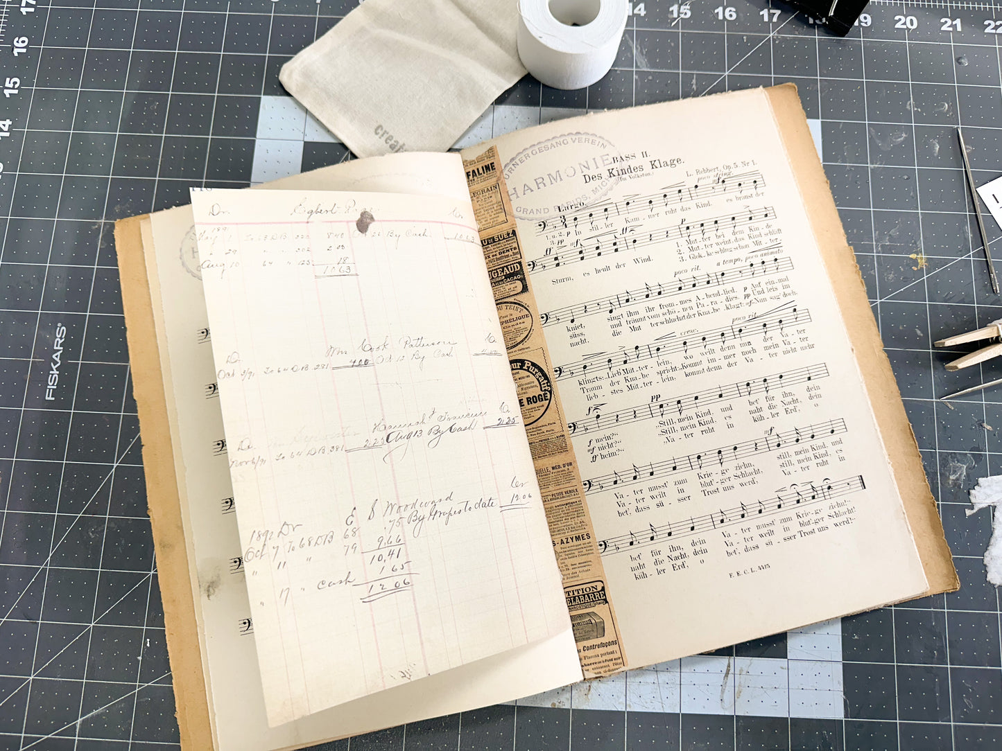 Vintage Music Journal Kit- Step by Step Video Included