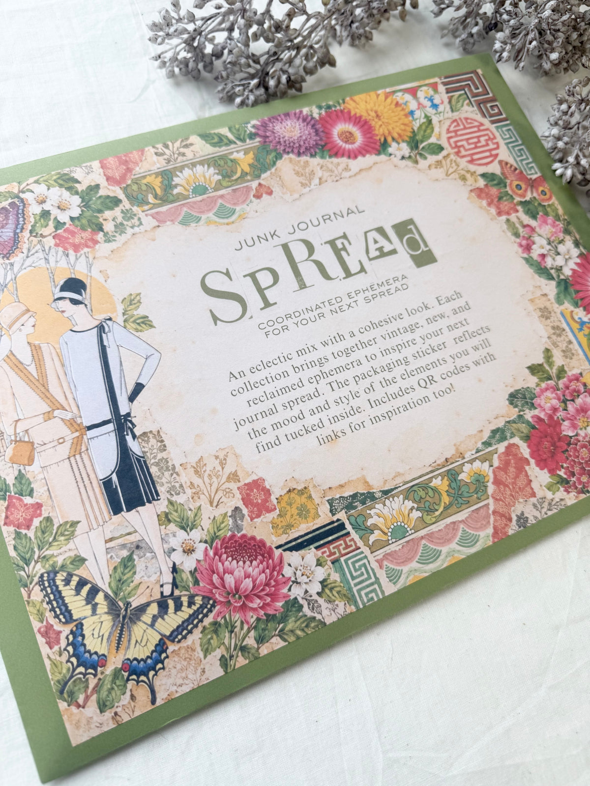 Junk Journal Spread- Vintage Vibes