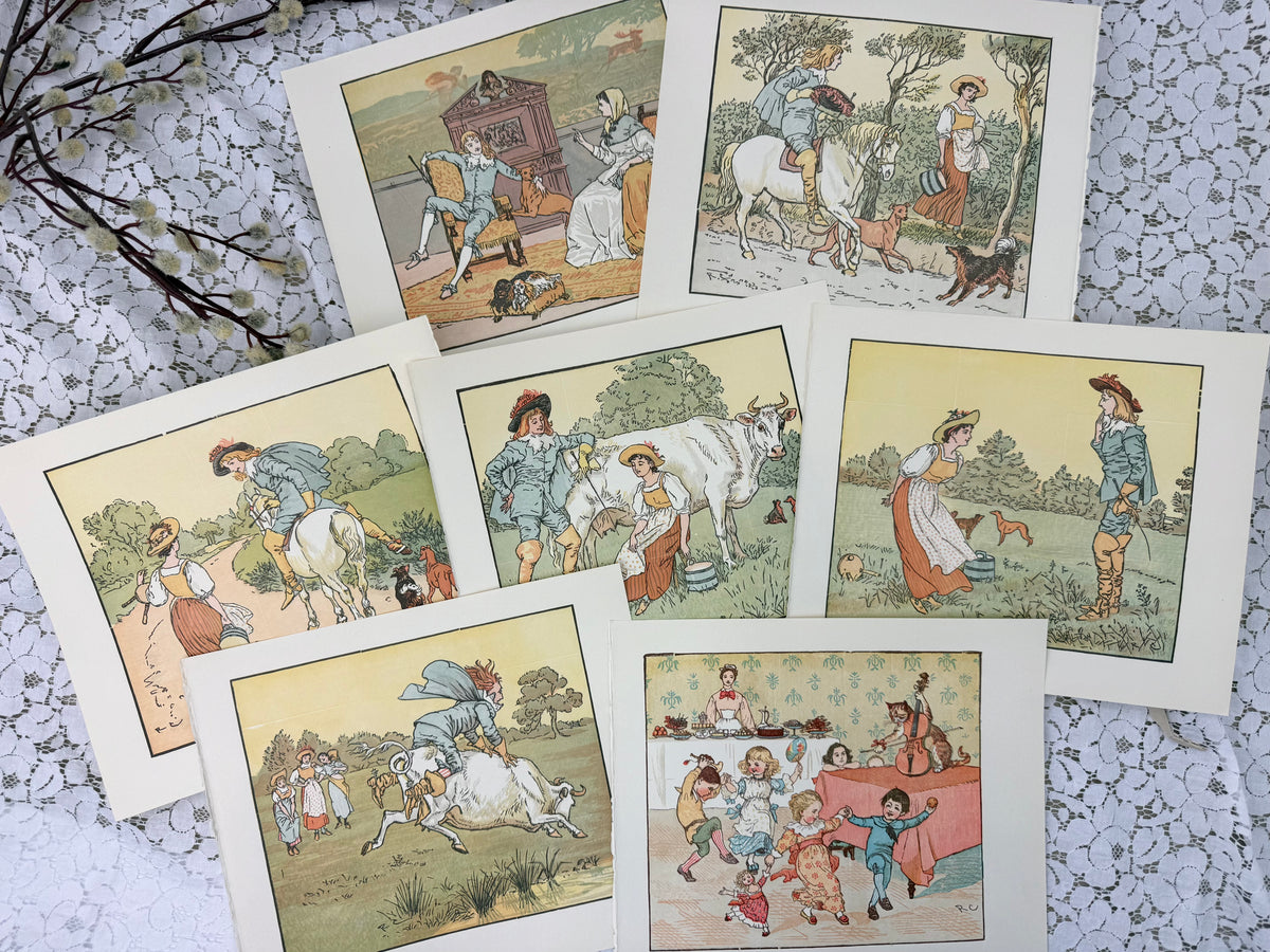 Vintage Children's Print Set