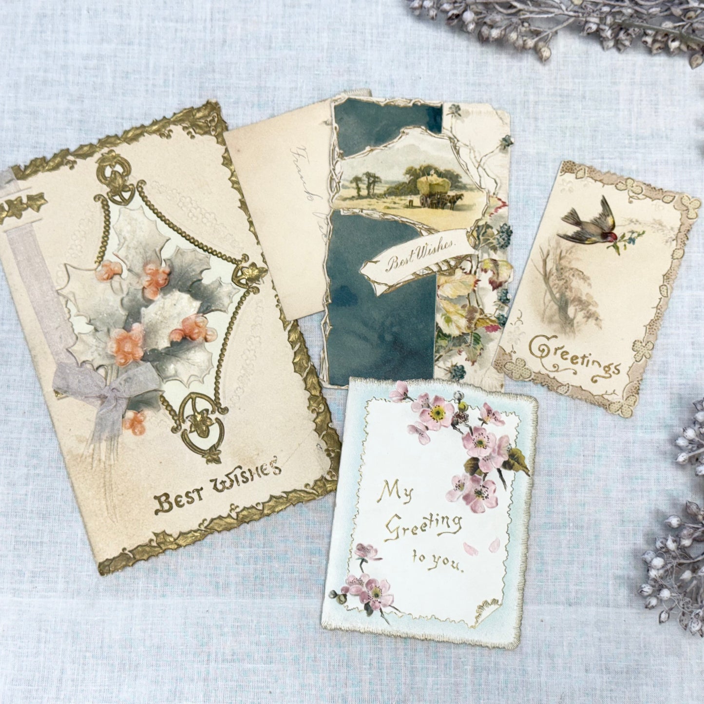 Vintage Greeting Card Set