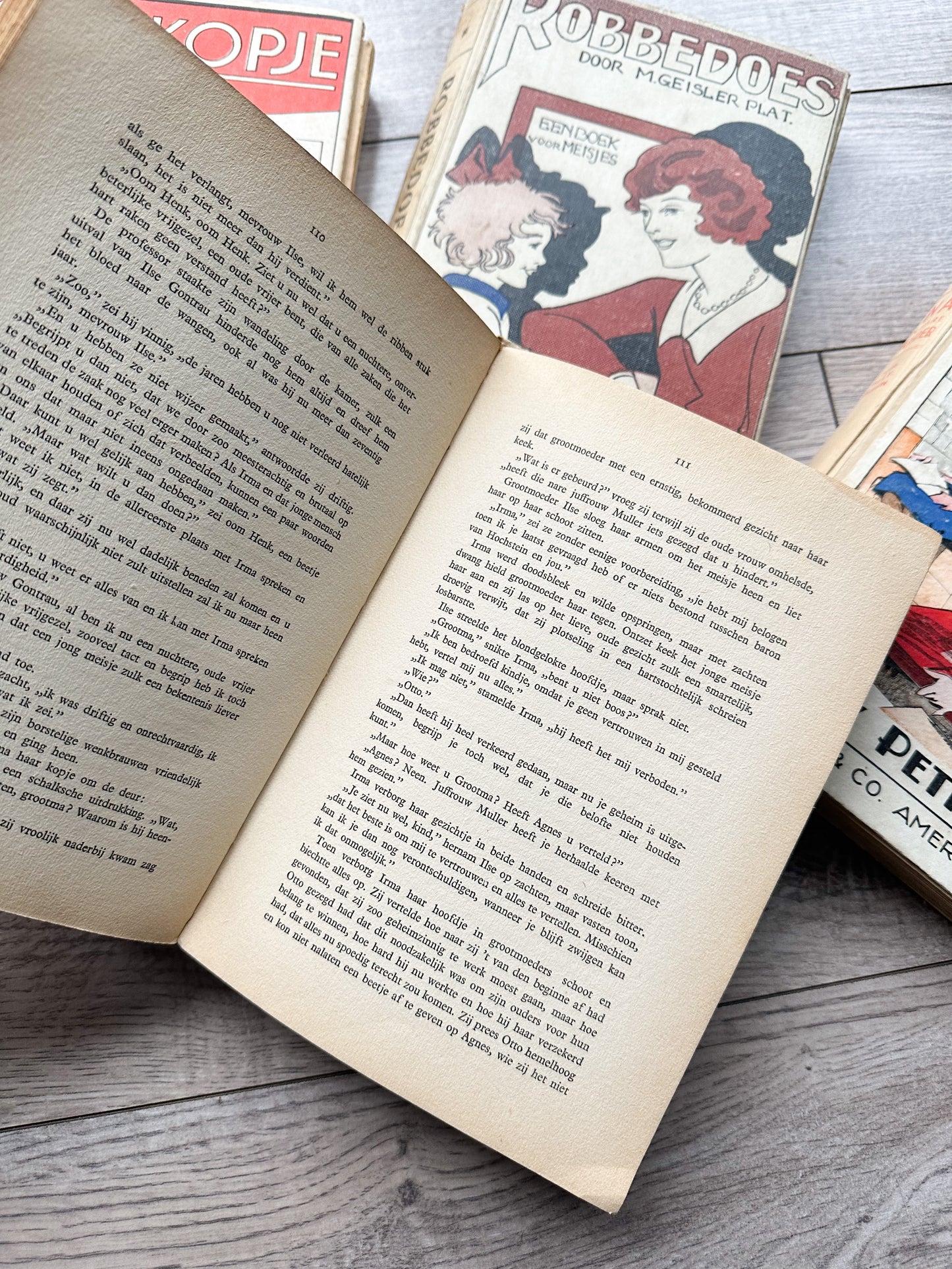 Set of Vintage Foreign Language Books