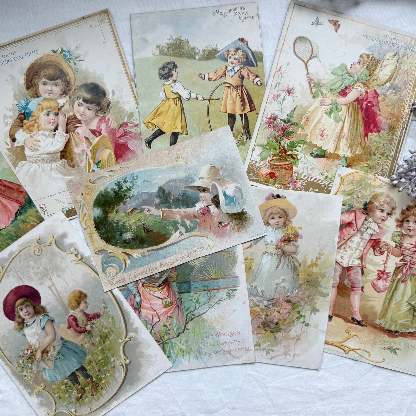 Vintage Trading Card Set