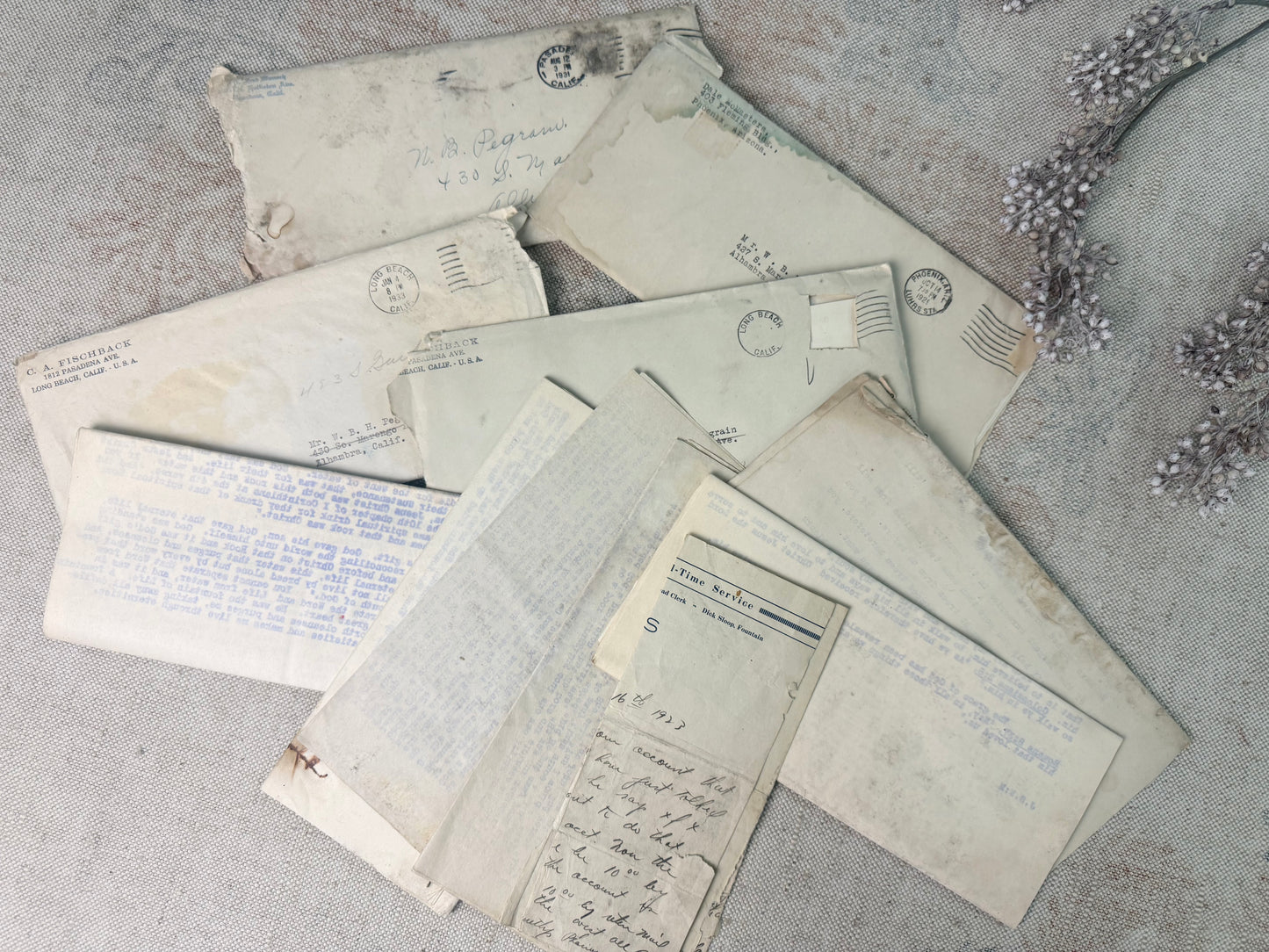 Vintage Correspondence Set