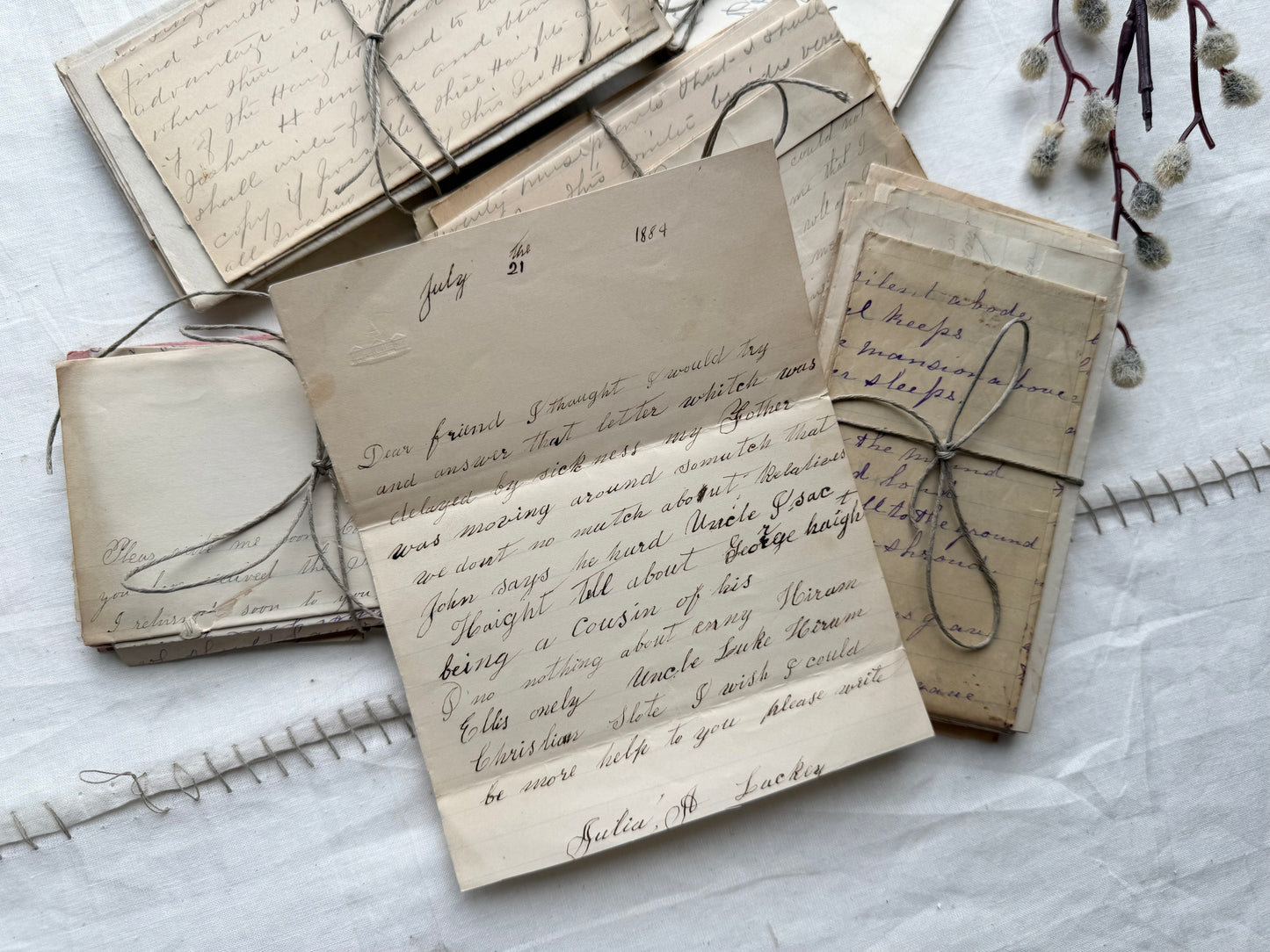 Vintage Letters (Set of 10)