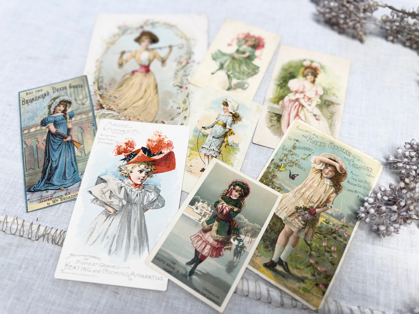 Vintage Trading Card Set