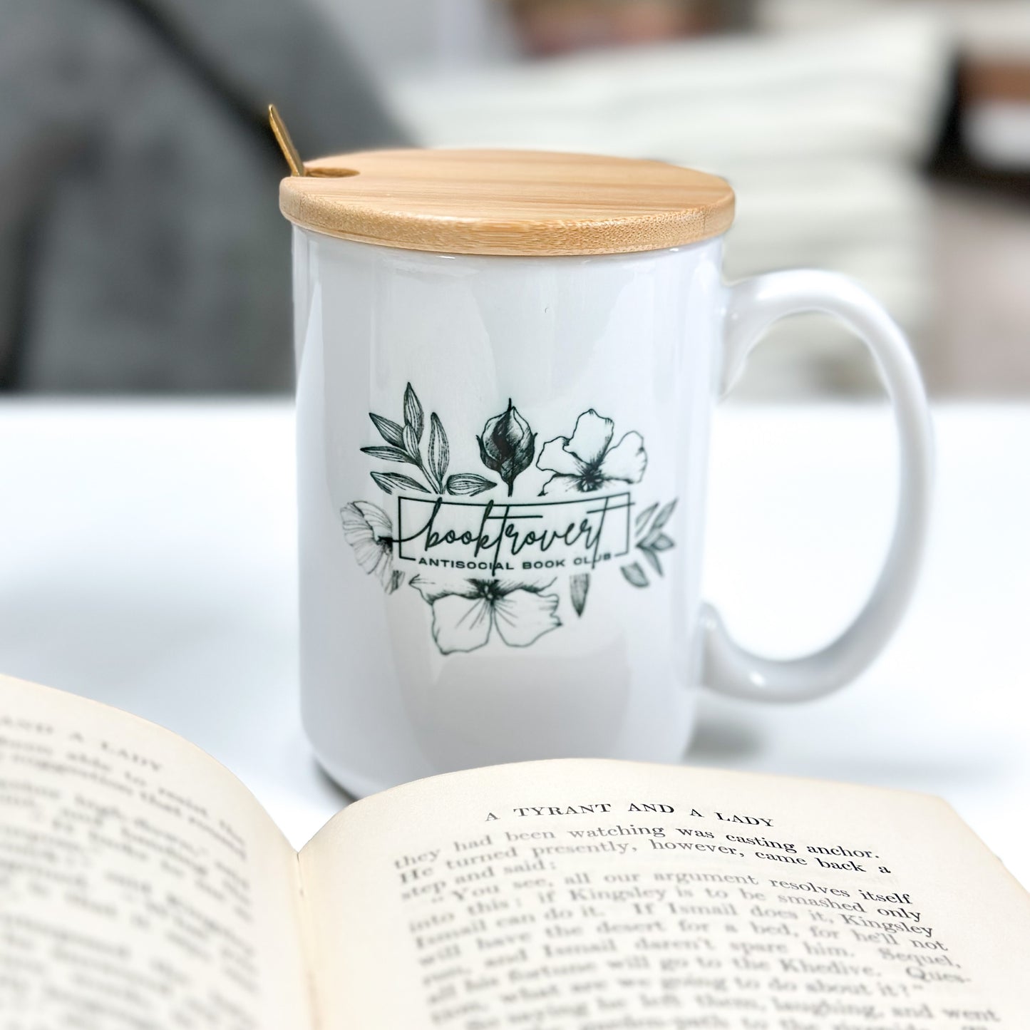 Booktrovert, Funny Mug, Coffee Mug Book Lover Gift