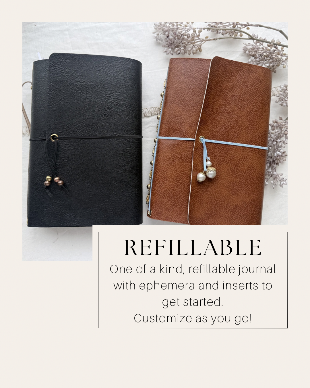 Handmade Refillable Journal + Ephemera – A House of Books