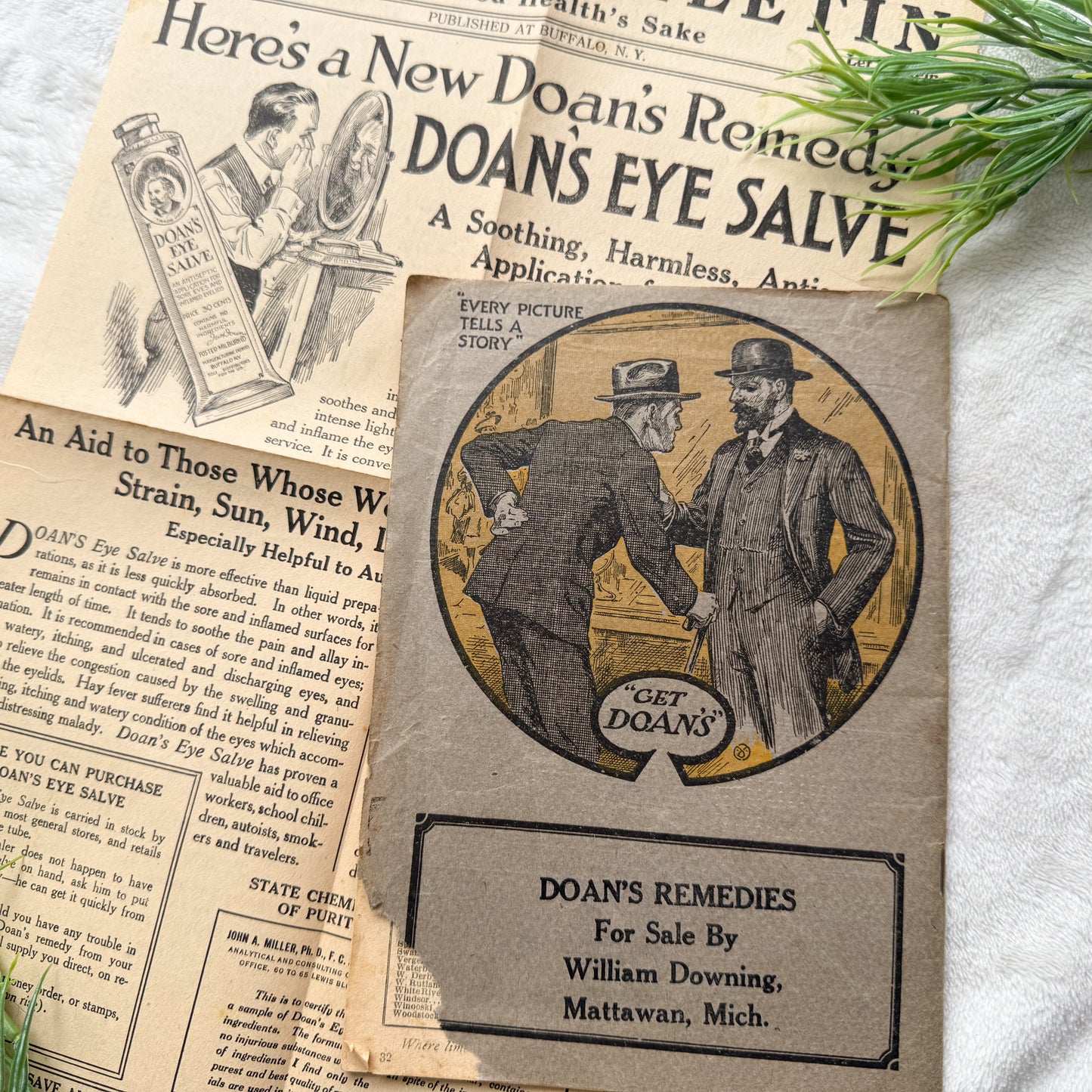 Vintage Advertisement Book