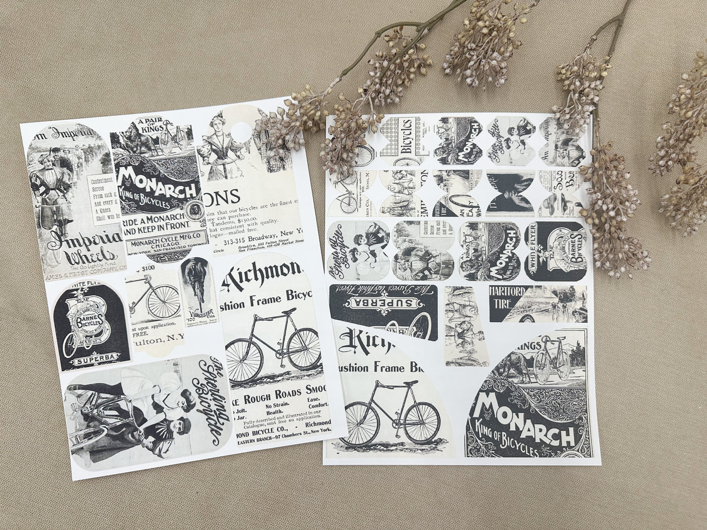 Vintage Bike Ads- Paper Packs