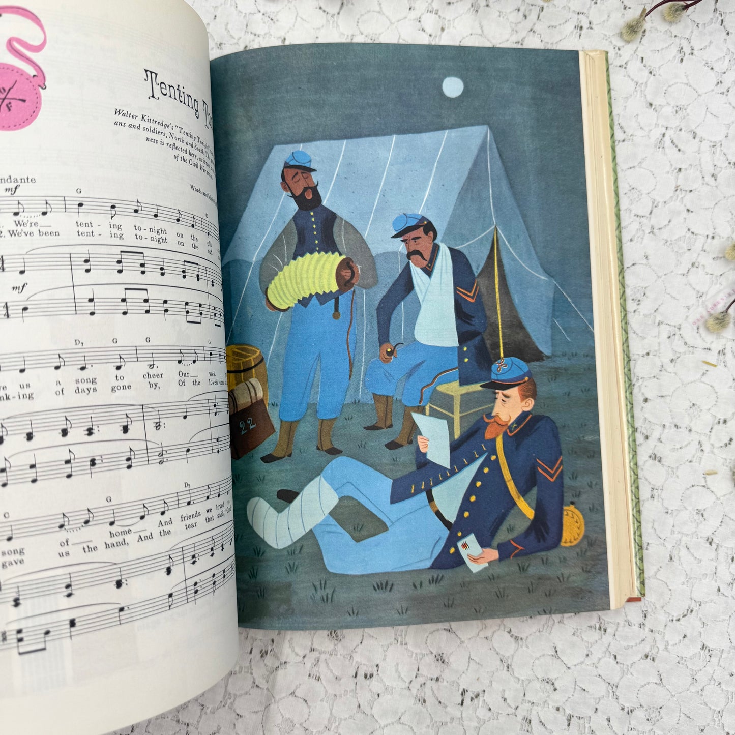 Fireside Music Book with Illustrations