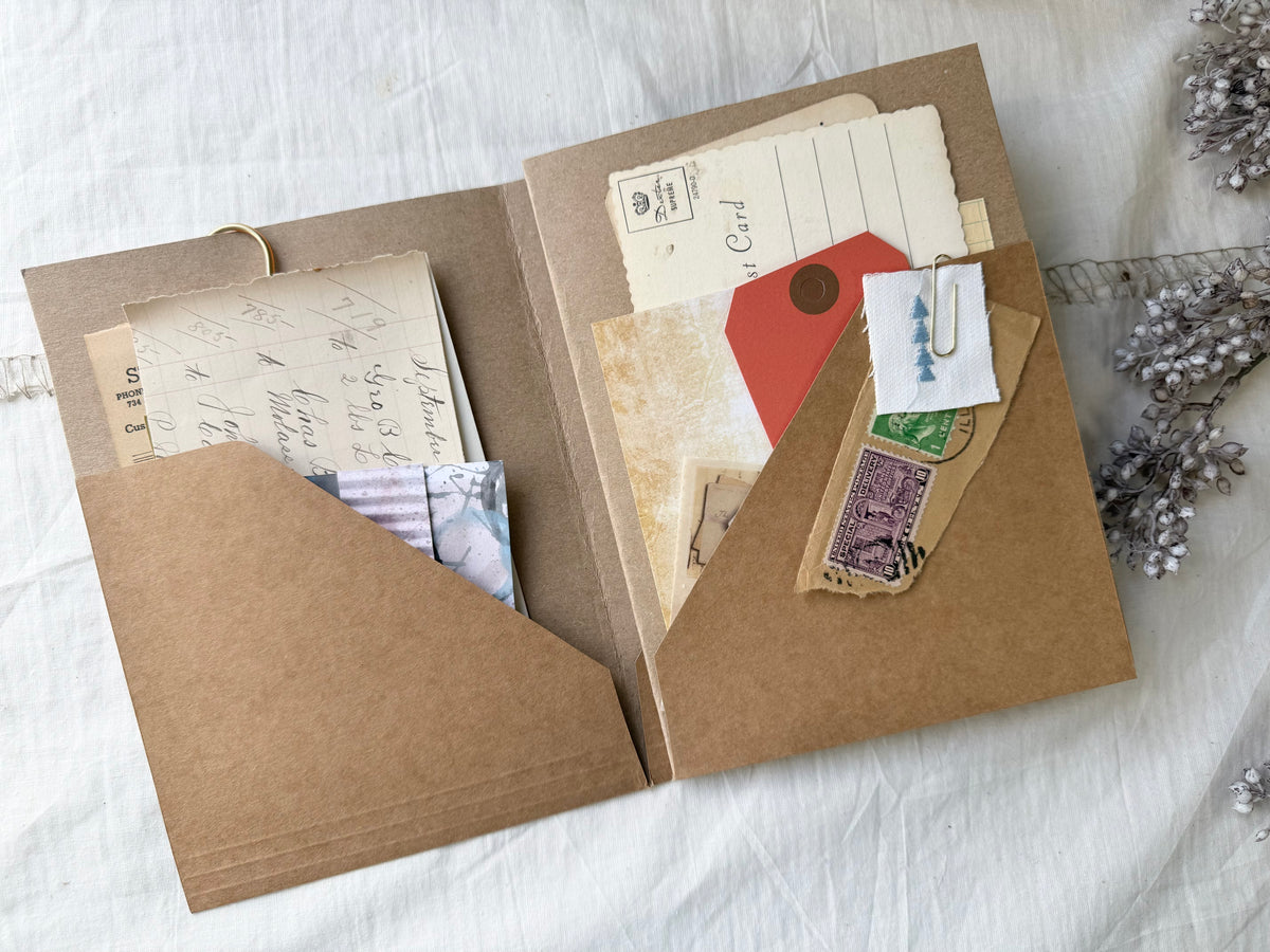 Folio Insert with Ephemera (A5 Sized)
