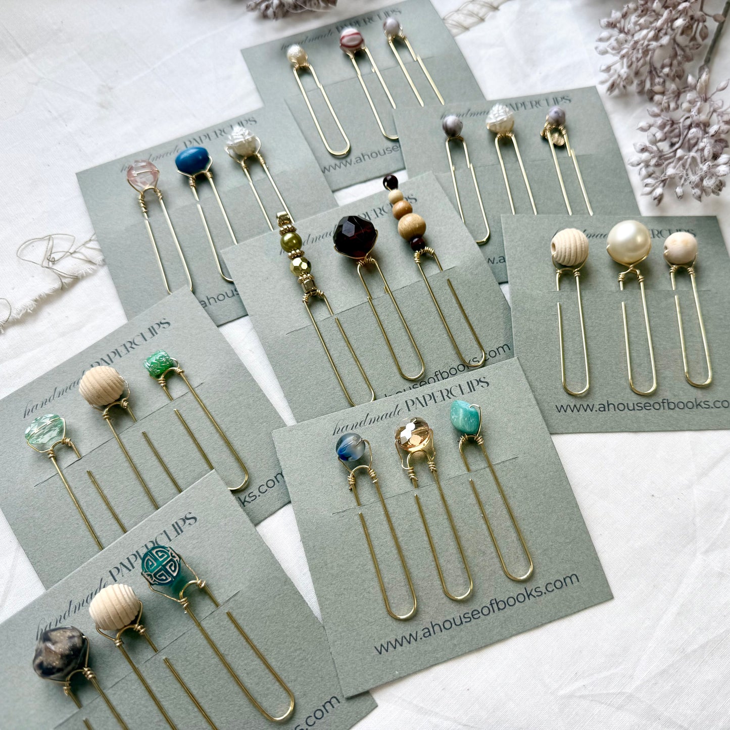 Beaded Paperclips/Bookmarks