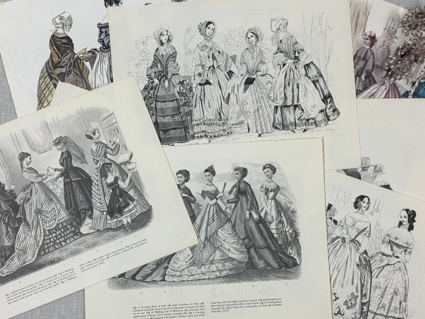 Vintage Fashion Print Set