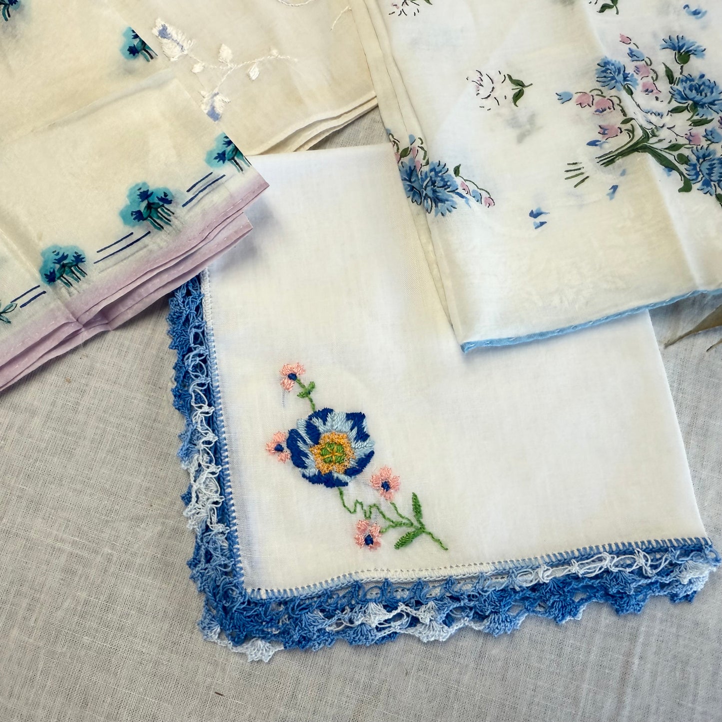 Vintage Hankie Set