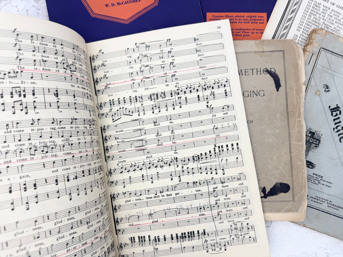Vintage Music Ephemera Set