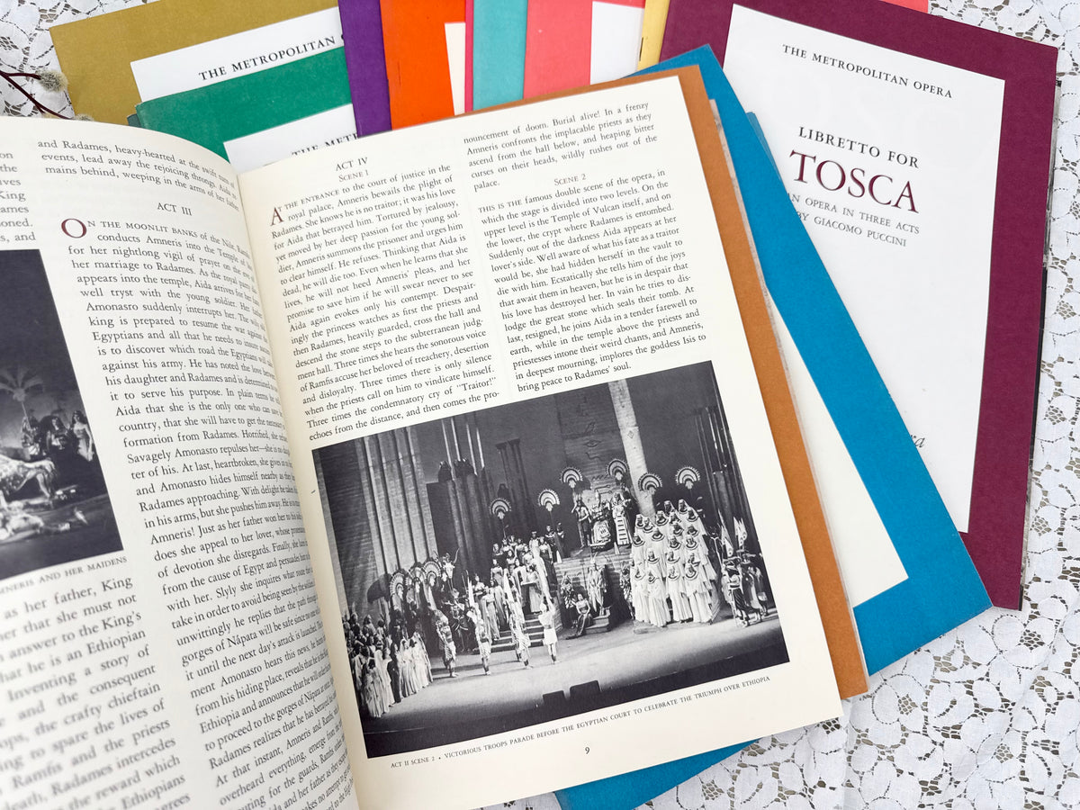Vintage Music Booklet Set