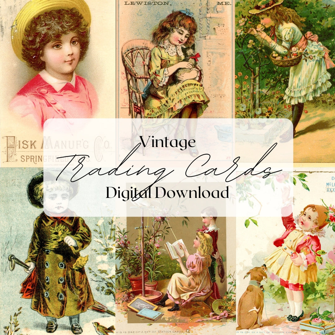 Trading Cards- Children- Digital Download