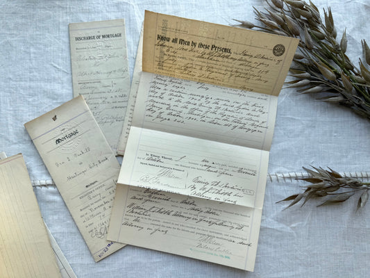 Vintage Deed Set